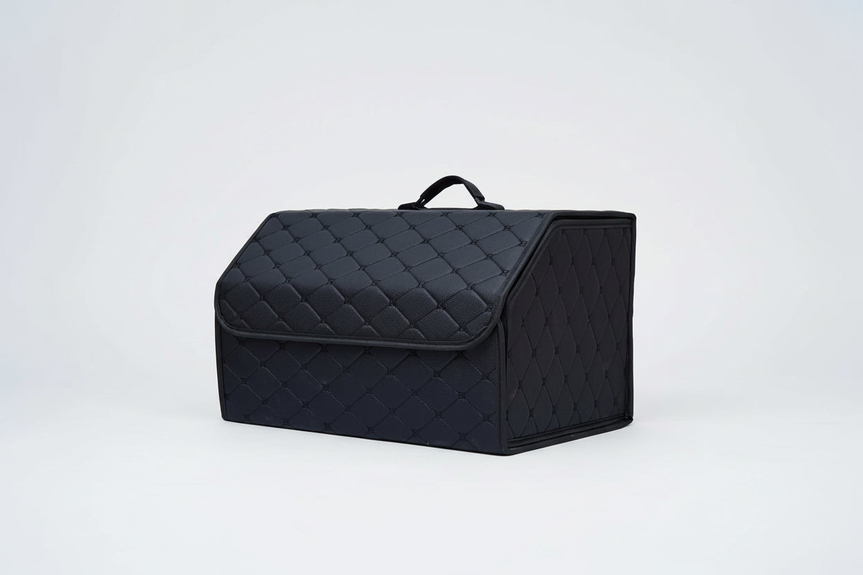 Premium Leather Car Trunk Organizer