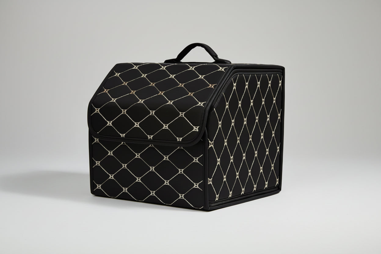 Premium Leather Car Trunk Organizer