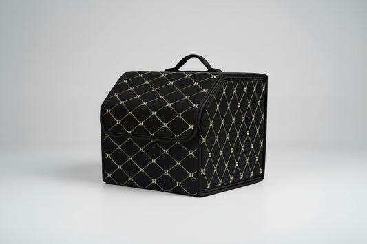 Premium Leather Car Trunk Organizer