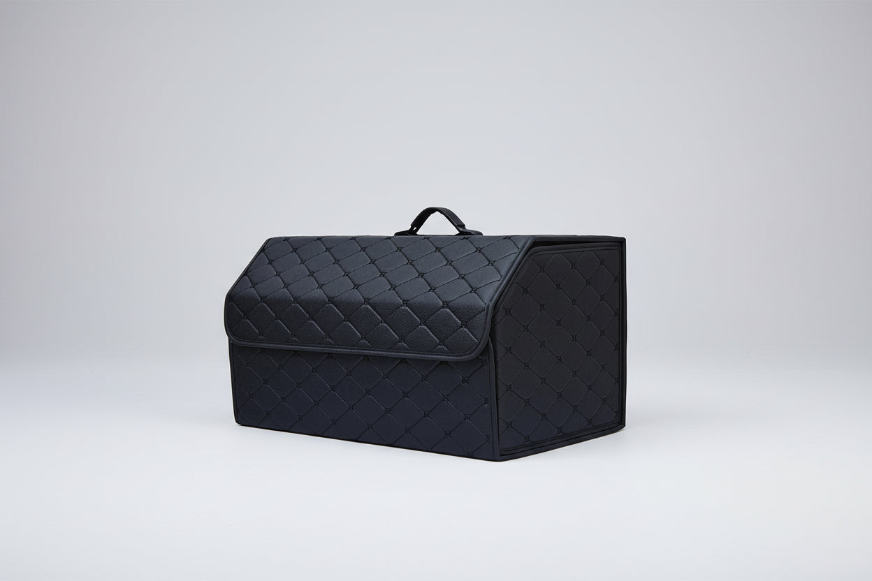 Premium Leather Car Trunk Organizer